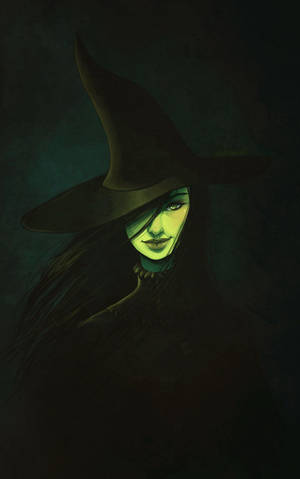 Wallpaper ng Konsepto Art ng Witch mula sa Oz The Great And Powerful — Witchy aesthetic GIF Wallpaper