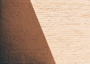 Paderang Maitim na Brick Wall — Light brown aesthetic Wallpaper