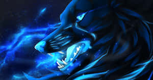 Background ng Galaxy Wolf — Galaxy na lobo Wallpaper