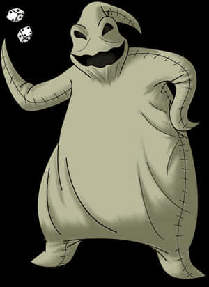 Paghagis ng Dados ni Oogie Boogie — The Nightmare Before Christmas Wallpaper