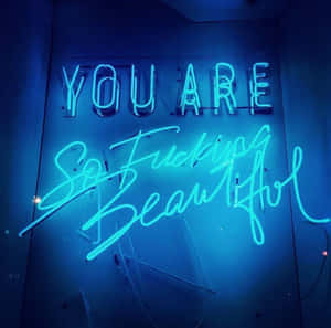Neon Blue Aesthetic mga larawan — Neon blue aesthetic Wallpaper