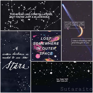 Mga litrato ng estetika ng kalawakan — Space aesthetic Wallpaper