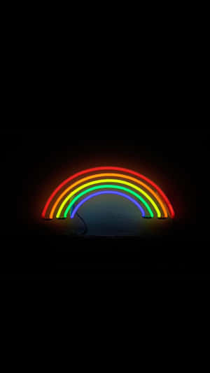 Pagyakap sa makulay na kulay - Isang nakakabighibang background na may rainbow aesthetic — Rainbow aesthetic Wallpaper