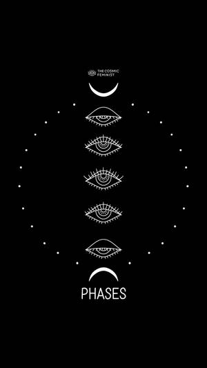 Espiritwal na Aestetikong Boho na Simbolo ng Mata — Espiritwal na Estetika Wallpaper