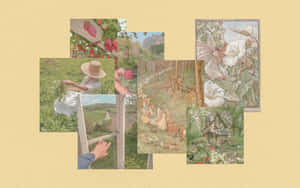 Pangarap na Cottagecore: Isang Mapayapang Pagtakas sa Kalikasan — Cottagecore aesthetic GIF Wallpaper