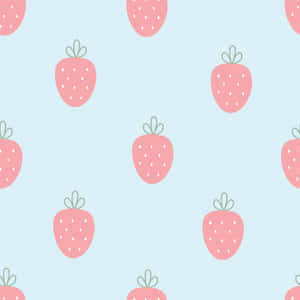 Pastel na Strawberry na Prutas — Pastel pink Wallpaper
