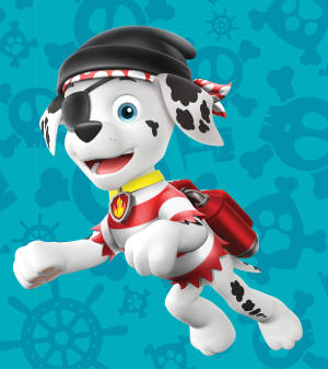 Paw Patrol Pirata Marshall wallpaper — Nubia Fold Wallpaper