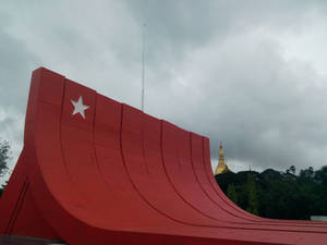 Wallpaper ng Martyrs Mausoleum Yangon City — 4:3 Wallpaper