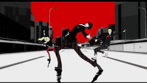 Persona 5 anime sayaw wallpaper — Sayaw ng anime Wallpaper