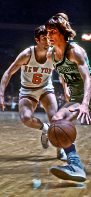 Pete Maravich Atlanta Hawks Mike Riordan New York Knicks — Xiaomi 15 Wallpaper