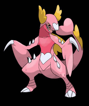 Pink Buddyized Garchomp wallpaper — Motorola Razr Ultra 2026 Wallpaper