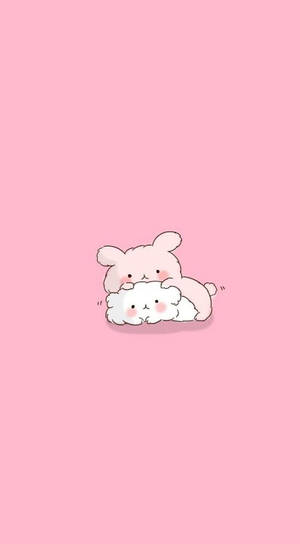 Pink Kawaii Bunny at Pusa