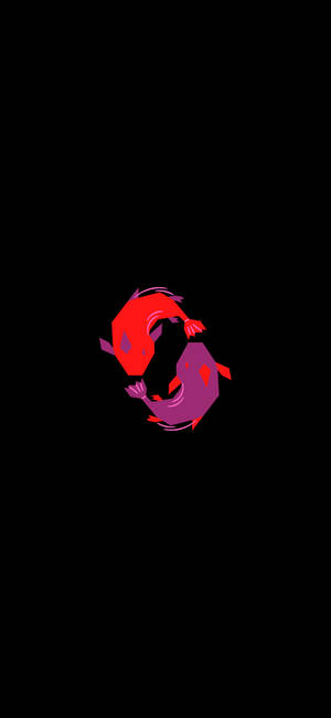 Pisces fish symbol digital art wallpaper