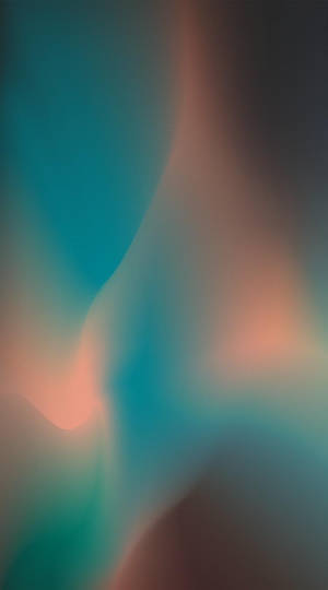 Pixel 4 Blue at Peach Hue wallpaper.