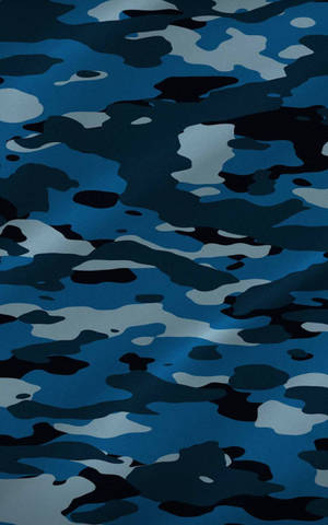 Plain Blue Camo Design — Simpleng Asul na Aesthetic Wallpaper