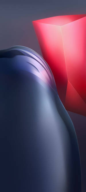 POCO X2 Red Grey Abstract — iPhone 16e Wallpaper