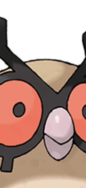 Pokemon Hoothoot Mukha Close-Up — Pixel 8 Wallpaper