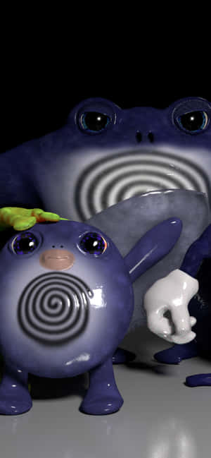 Poliwag At Poliwrath — 1170x2532 Wallpaper