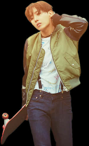 Pose ng Estilo ng Lalaking Kpop Idol