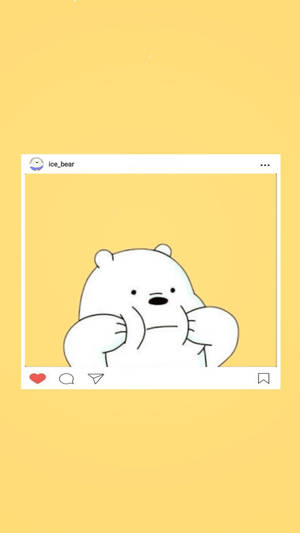 Post Tulad ng Instagram ng Ice Bear Cartoon