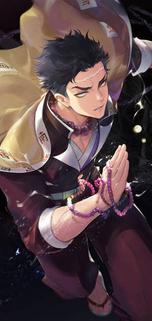 Nagdarasal na Gyomei Himejima Fanart na wallpaper