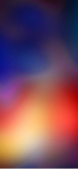 Blurred iPhone X lock screen art wallpaper.
