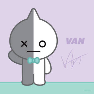 Tagapangalaga na Van BT21 na wallpaper — Pixel Watch 5 Wallpaper
