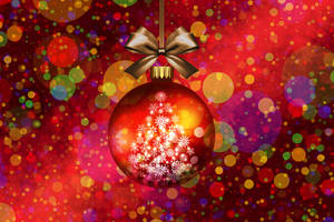 Pulang Palamuti ng Pasko na Graphic