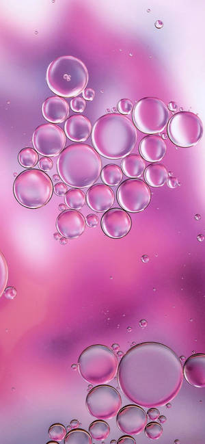 Lila Aesthetic Phone Bubbles — ROG Phone 9 FE Wallpaper
