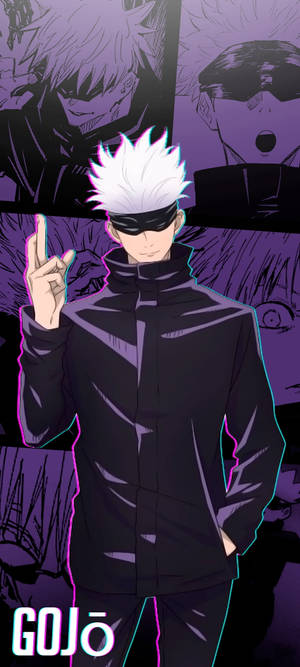 Purple Gojo Jujutsu Kaisen IPhone — iPhone 17 Pro Max Wallpaper