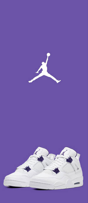Purple Jordan — Pixel 9 Pro Fold Wallpaper