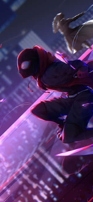 Miles Morales Iphone — iPhone 11 Pro Max Wallpaper