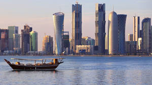 Qatar's delicate skyscrapers designs wallpaper — 1600x900 Wallpaper