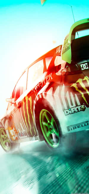 Iphone Xs Dirt Rally Background — iPhone 16 Pro Wallpaper