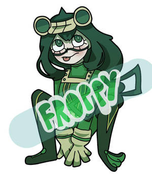 Rainy Season Hero: Froppy Drawing wallpaper — Motorola Razr 70 Ultra Wallpaper