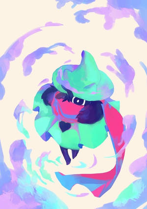 Ralsei painting wallpaper — OnePlus Pad Go 2 Wallpaper