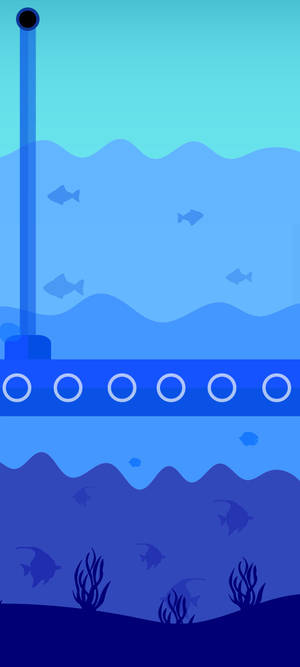 Realme 7 Underwater Illustration — Pixel 10 Pro Fold Wallpaper