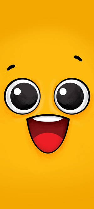 Realme 7 Yellow Smiley — Pixel 10 Pro Fold Wallpaper