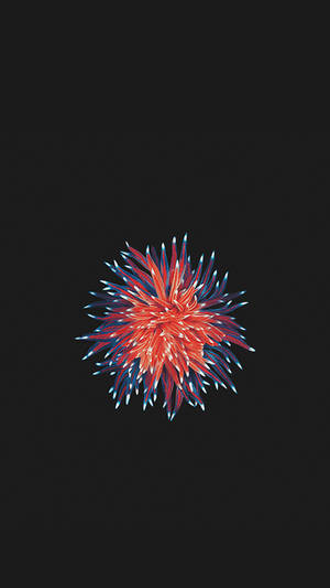 Red And Blue Organism iPhone SE