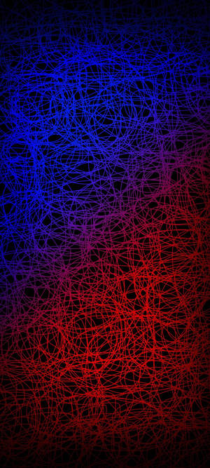 Wallpaper ng arte ng pula at asul na sribol — 1080x2400 Wallpaper