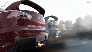 Red Car Cut View Mula sa Project Cars