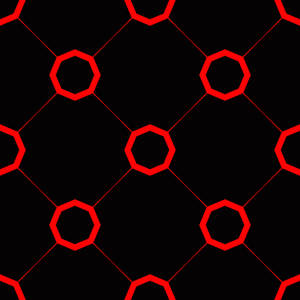 Pulang bilog na hugis-suklay na wallpaper — Pixel Watch 5 Wallpaper