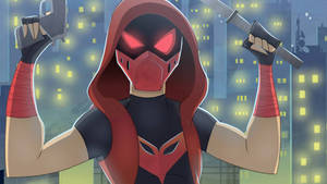 Wallpaper ng Red Hood Animated Cartoon — iMac Wallpaper