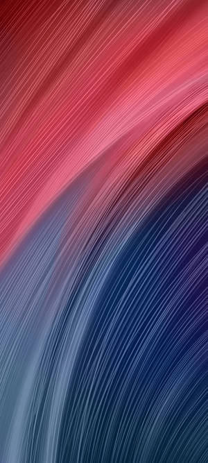 Redmi 9 Pink And Blue Curve Lines — Pixel 9 Wallpaper