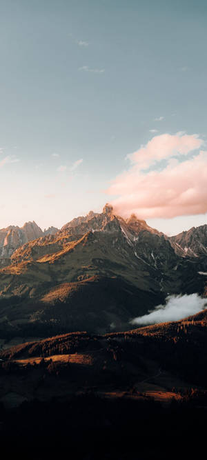 Redmi Note 10 Distant Mountains — iPhone 18 Wallpaper