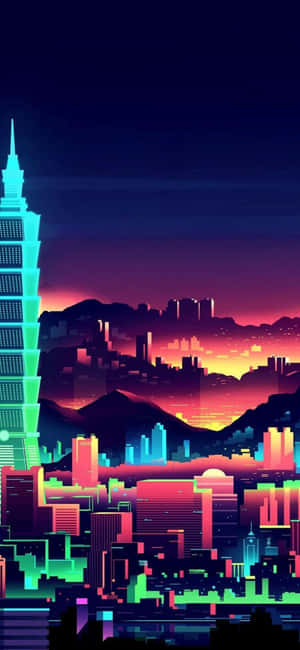 Retro 80s Aesthetic — Pixel 8 Wallpaper