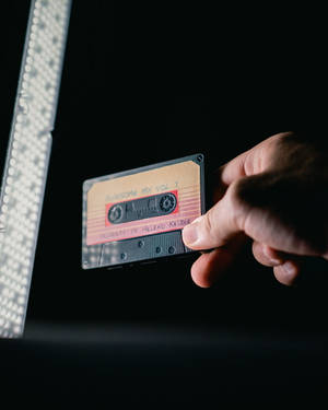 Retro Aesthetic na Itim na Cassette Tape wallpaper