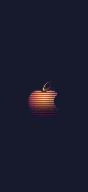 Retro Apple Logo — Xiaomi 14 Ultra Wallpaper