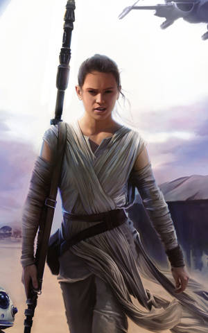 Rey Skywalker Star Wars Tablet — Infinix Xpad 30 Pro Wallpaper