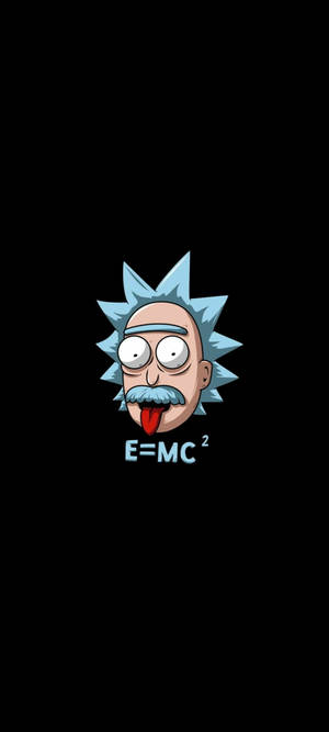 Rick And Morty Astig Einstein Poster — Pixel 10 Pro Fold Wallpaper